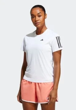 Camiseta Blanco-Negro Adidas Performance Own The Run