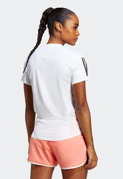 Camiseta Blanco-Negro Adidas Performance Own The Run - Imagen 2