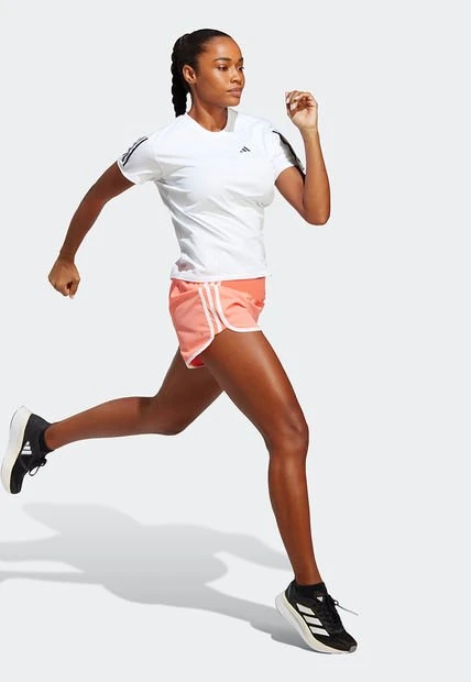 Camiseta Blanco-Negro Adidas Performance Own The Run - Imagen 3