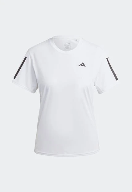 Camiseta Blanco-Negro Adidas Performance Own The Run - Imagen 6