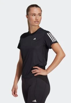Camiseta Negro-Blanco Adidas Performance Own The Run
