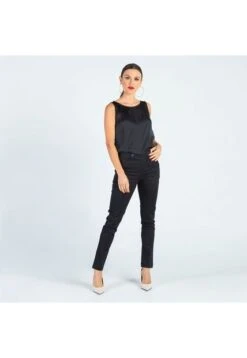PANTALÓN PARA MUJER BÁSICO ROSA NEGRO