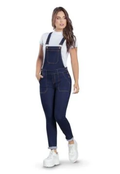 Overall Largo Juvenil Femenino Azul Oscuro Atypical