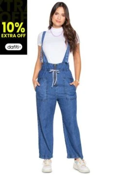 Overall Largo Mujer Azul Atypical 89116