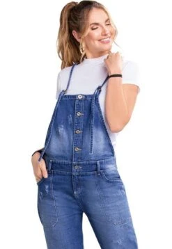 Overall Largo Para Mujer Azul Atypical
