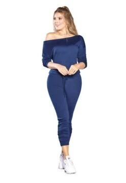 Enterizo Corto Juvenil Femenino Azul Atypical