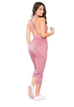 Enterizo Largo Mujer Palo De Rosa Oscuro Atypical 72079