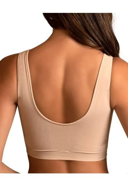 Top Brassier Leticia Invisible Beige - Imagen 2