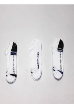 Calvin Klein Paquete De 3 Pares De Medias Con Logo Y Diseño Mujer Blanco
