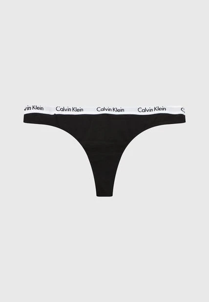 Pantie Negro-Blanco-Gris Calvin Klein