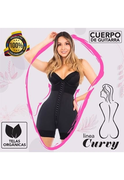 FAJA Panty Levanta Cola Tiro Medio – Reloj De Arena 3036 - Imagen 3