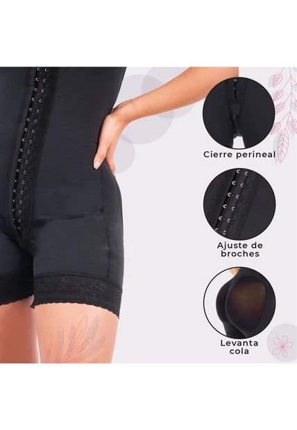 FAJA Panty Levanta Cola Tiro Medio – Reloj De Arena 3036 - Imagen 4