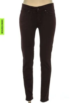 Pantalón Café MNG (Producto De Segunda Mano)