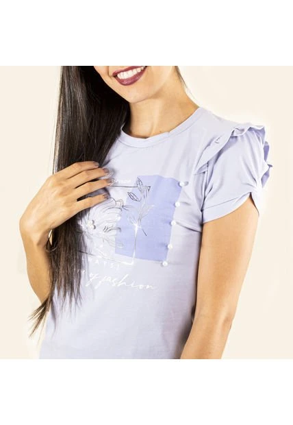 Camiseta Azul Cosmos - Imagen 3