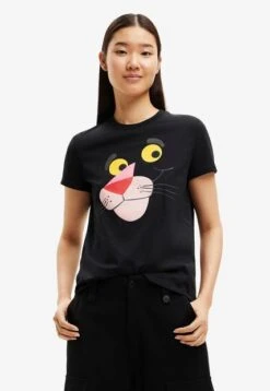 Camiseta Negro Multicolor Desigual