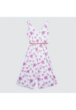 Enterizo Mujer Facol M/S Blanco Poliéster