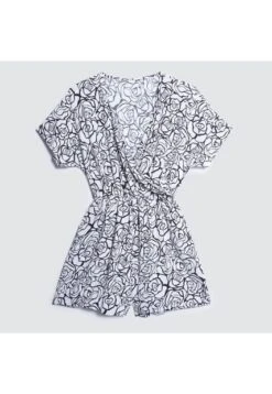 Enterizo Mujer Facol M/C Negro Viscosa