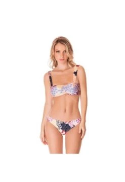 Panty De Baño Reversible Beige-Lila Fiory SW243