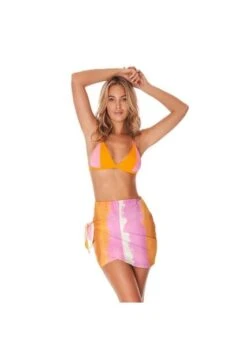 Falda Pareo Para Mujer Multicolor Fiory F090