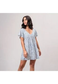 Vestido Amplio Corto Manga Corta Bebe