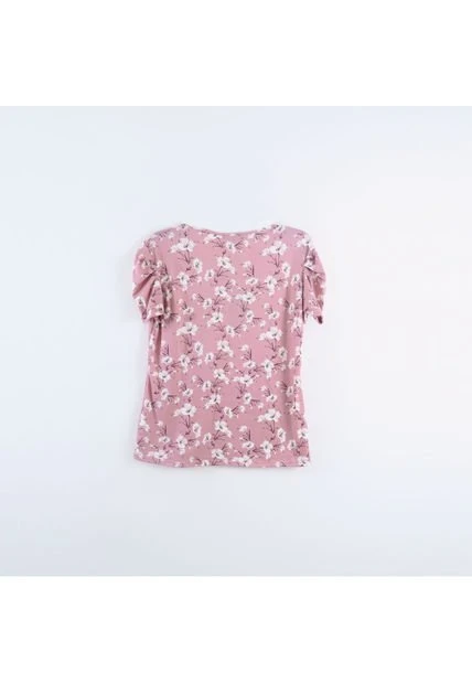 Camiseta Para Mujer Manga Corta Rosado Marca L&H - Imagen 2