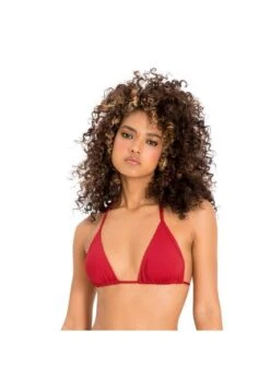 Top De Baño Asoleador Rojo Vibrante Laura 817208