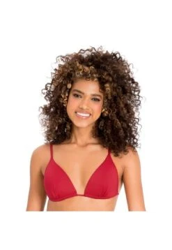 Top De Baño Triangular Rojo Vibrante Laura 808128