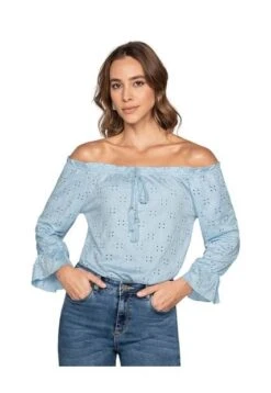 Ropa Exterior Camiseta Azul LEONISA F6216