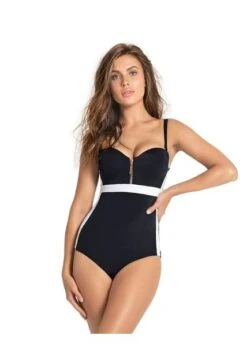 Vestido De Baño Entero Control Negro LEONISA 190664B