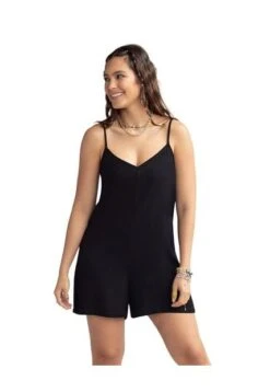 Ropa Exterior Enterizo Negro LEONISA J2567