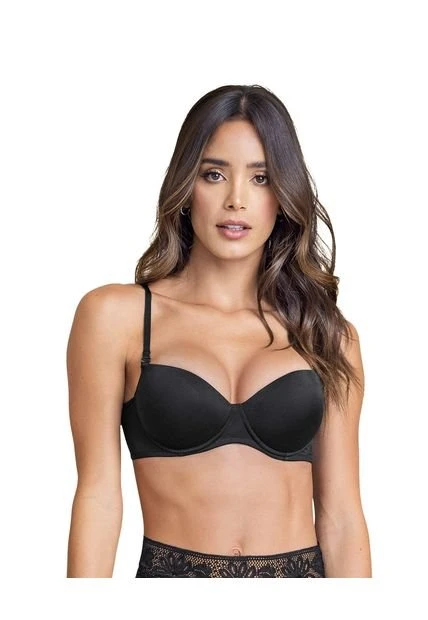 Brasieres Realce Medio Negro Leonisa 71344