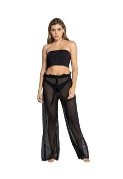 Vestido De Baño Salida De Baño Negro LEONISA 193485