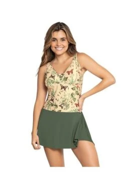 Vestido De Baño Entero Control Multicolor LEONISA 19A051M