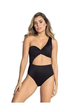 Vestido De Baño Entero Control Negro LEONISA 19A127N