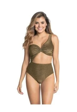 Vestido De Baño Entero Control Dorado LEONISA 19A127