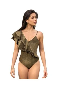 Vestido De Baño Entero Control Dorado LEONISA 19A117