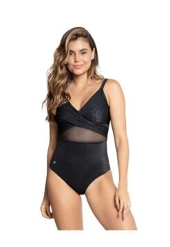 Vestido De Baño Entero Control Negro LEONISA 19A124S