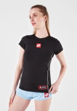 Camiseta Negro-Blanco Lotto Tori