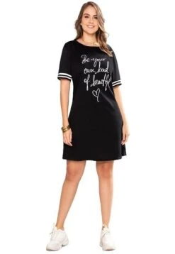 Vestido Corto Para Mujer Bicolor MP