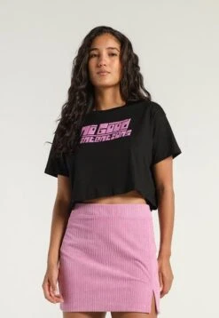 Camiseta Negro-Fucsia Mattelsa
