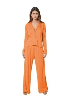 Pantalon Naranja Para Mujer Balti Mercedes Campuzano