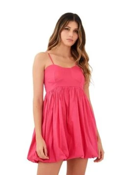 Vestido Corto Fucsia Para Mujer Joan Mercedes Campuzano