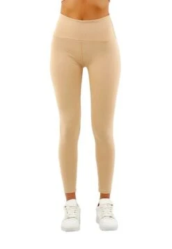 Legging Beige Para Mujer Venus Mercedes Campuzano
