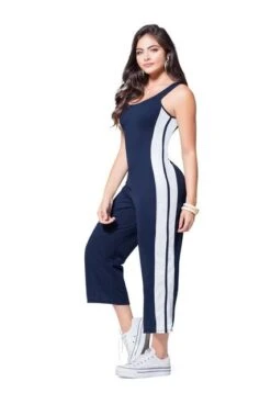 Enterizo Largo Para Mujer Azul MP