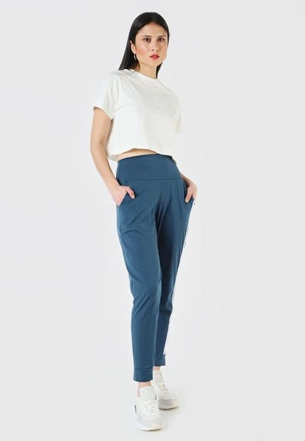 Pantal贸n Sudadera Azul-Blanco MP - Imagen 4