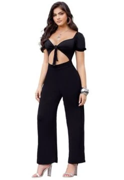 Enterizo Largo Mujer Negro Mp 89953