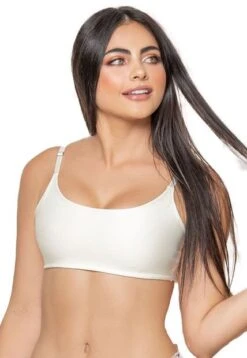 Top Paq X2 Mujer Blanco-Café Mp 88776