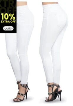 Pantalón Mujer Blanco Mp 69435