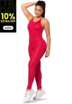 Enterizo Largo Mujer Rojo Mp 87724