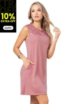 Vestido Palo De Rosa MP 87144